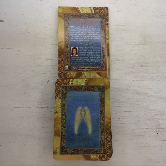 Healing With The Angels Guidebook & 44 Deck Oracle Cards by Doreen Virtue Tarot - Picture 4 of 4
